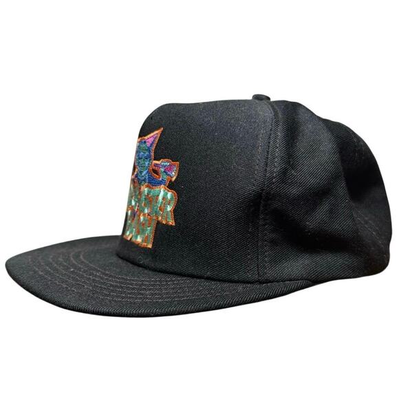 Vintage 90s Pepsi Doritos Monster Bash Snapback Hat Black Halloween Promo Cap main image 4